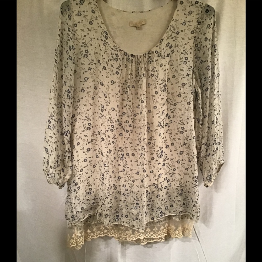 Prontomoda Guisy Italian Silk Tunic